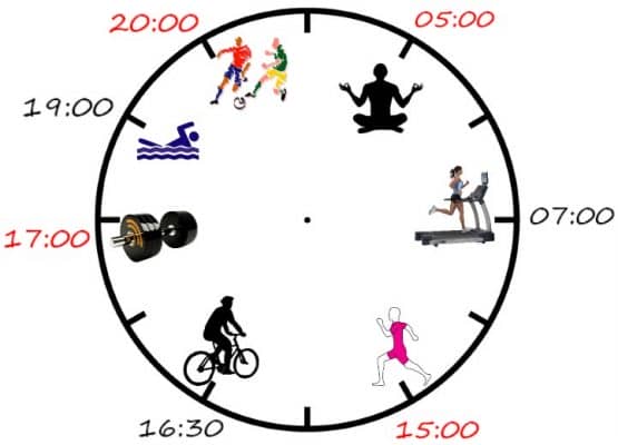 Лучшее время для тренировок. Когда ходить в тренажерный зал?