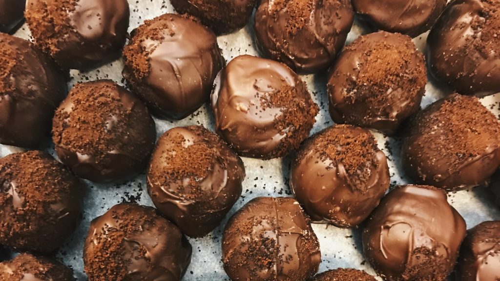 Gotas de chocolate sin azucar