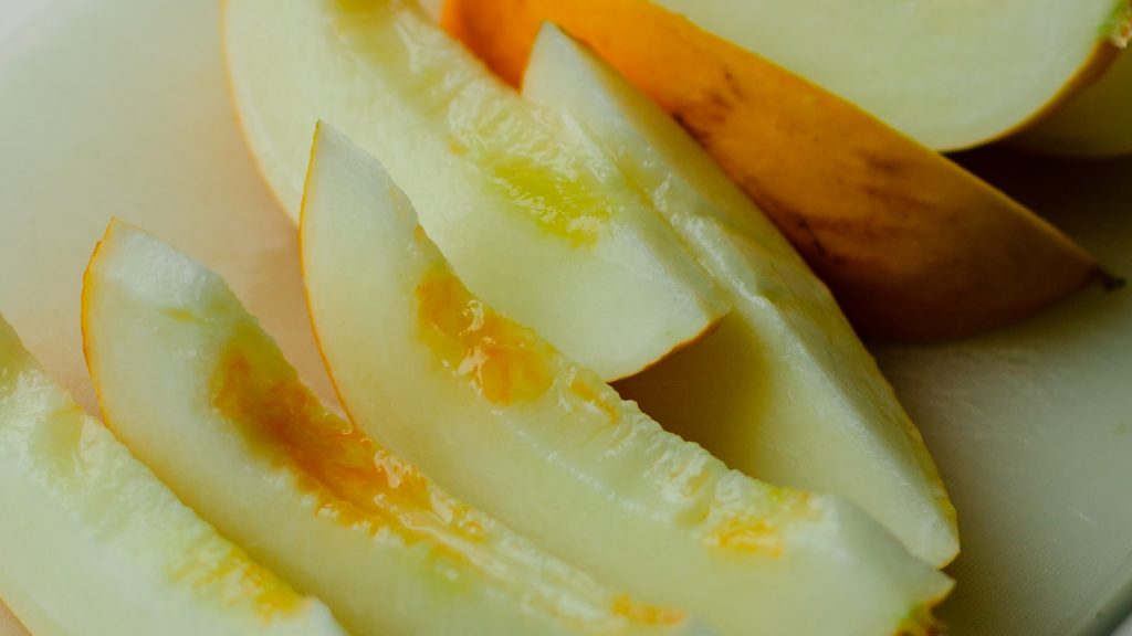 Melon confitado