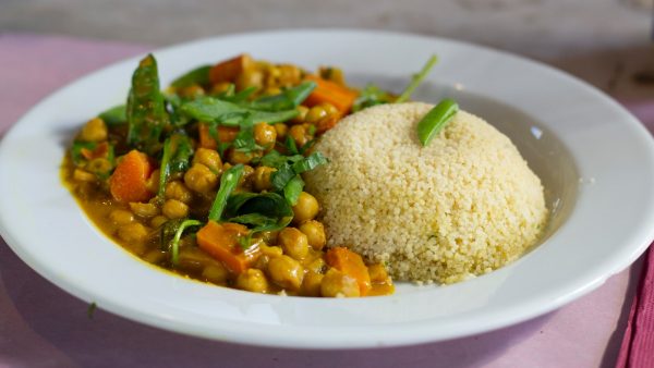 Pasta curry amarillo