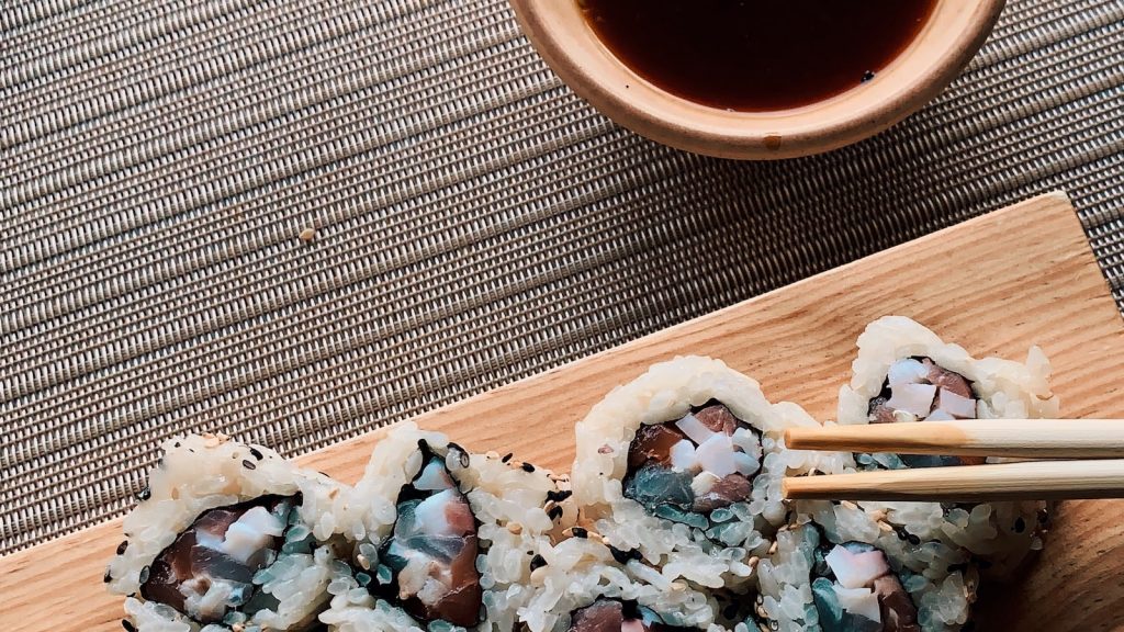Sushi sin vinagre de arroz