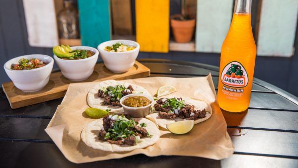 Salsa con soja para carne